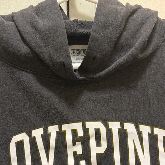 PINK Victoria's Secret Charcoal Hoodie - Picture 3 of 5
